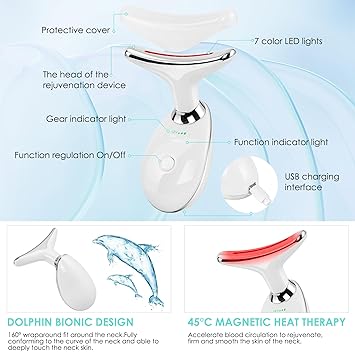 Facial Massager Red-Light-Therapy-for-Face and Neck