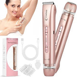 2 in 1 Women Electric Shaver Dual Head Bikini Trimmer