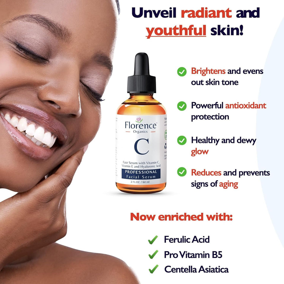 Vitamin C Serum For Face – Anti-Aging Facial Serum with Vitamin C