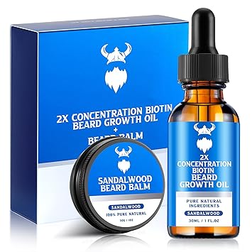 Beard Growth Oil & Beard Balm - Beard Growth Kit